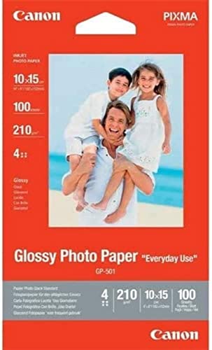 Fotopapier Canon GP-501 glänzend weiß - 10x15cm 100 Blatt - fotopapier canon gp 501 glaenzend weiss 10x15cm 100 blatt