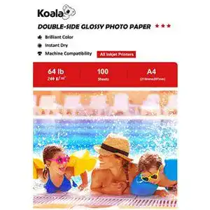 Fotopapier koala fuer tintenstrahldrucker doppelseitig glaenzend