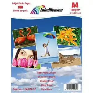 Fotopapier labelheaven lh a4180 32 a4 210 x 297 mm 180 g qm