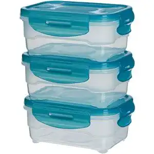 Frischhaltedose amazon basics luftdicht 3er pack 3 x 06 l
