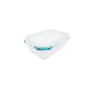 Frischhaltedose steuber cloc aus glas 370 ml rechteckig glas