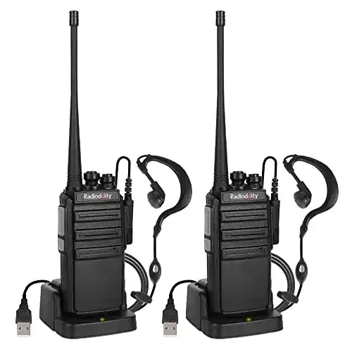 Funkgeräte Radioddity GA-2S Walkie Talkie Set mit 4 km Reichweite