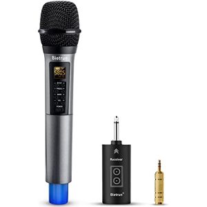 Funkmikrofon Bietrun UHF drahtlos Mikrofon 30M kabellos - funkmikrofon bietrun uhf drahtlos mikrofon 30m kabellos