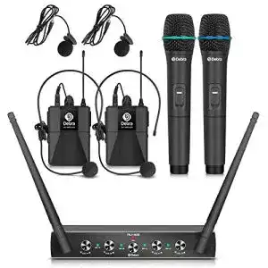 Funkmikrofon d debra audio au400 pro uhf 4 kanal system