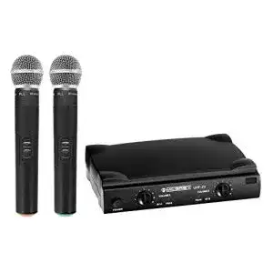 Funkmikrofon mcgrey uhf 2v dual funk mikrofon set