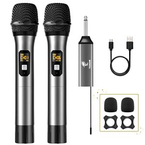 Funkmikrofon TONOR Drahtloses Mikrofon, UHF Dual Kabellos - funkmikrofon tonor drahtloses mikrofon uhf dual kabellos