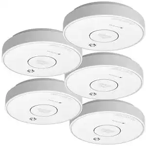 Funkrauchmelder set visortech rauchmelder vernetzbar 5er set