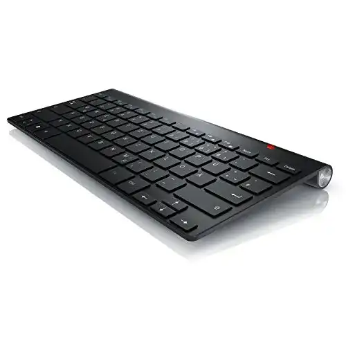 Kabellose Funk Tastatur von CSL-Computer Wireless Keyboard mit USB-Dongle