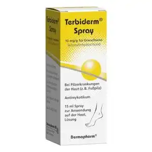 Fusspilz spray terbiderm spray 15 ml