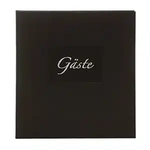 Gaestebuch goldbuch 48045 mit lesezeichen seda 23 x 25 cm
