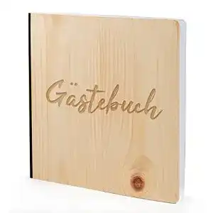 Gaestebuch myzirbe mit edlem echtholz zirbenholz cover