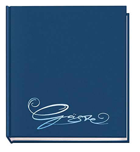 Gästebuch VELOFLEX 5420050 – Classic mit Prägung Gäste, 144 Seiten