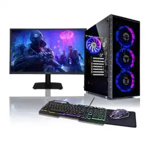 Gaming pc set beastcom q3 essential gaming komplett set pc