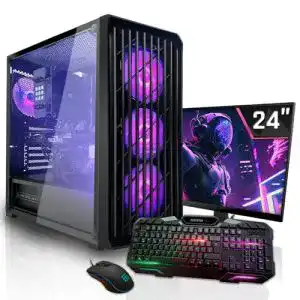 Gaming pc set systemtreff basic gaming komplett pc set 3