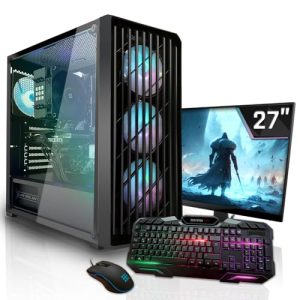 Gaming-PC-Set SYSTEMTREFF Gaming Komplett PC Set Intel Core