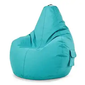 Gaming sitzsack green bean sitzsack mit rueckenlehne 80x70x90cm