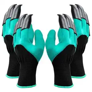 Gartenhandschuhe oranlife 2 paar garden handschuhe mit krallen