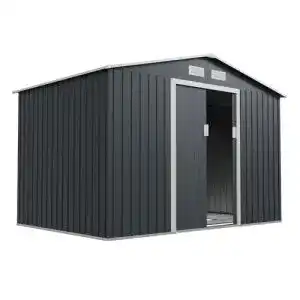 Gartenhaus metall juskys metall geraetehaus xl 9mc2b3 mit satteldach