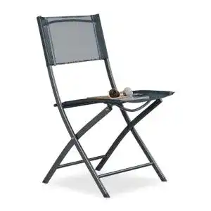 Gartenstuehle relaxdays klappstuhl balkon metall kunststoff