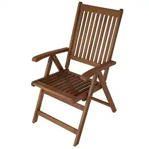 Gartenstuhl holz degamo 2x klappsessel lago 8 fach verstellbar