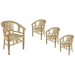 Gartenstuhl holz sam 4er set teak holz massiv gartensessel moreno