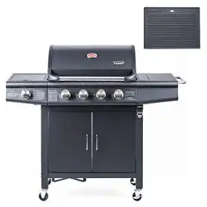 Gasgrill mit seitenbrenner taino red 41 gasgrill grillwagen bbq
