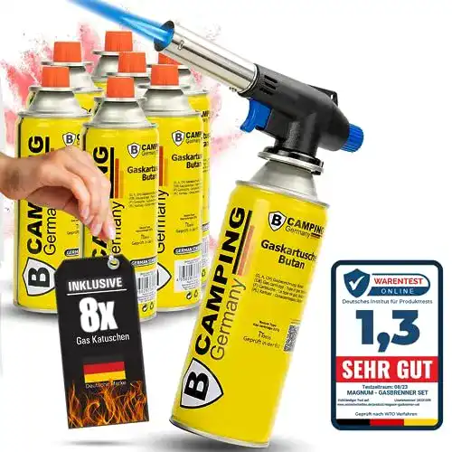 Gaskartusche Magnum Gasbrenner mit 8 n – robuster Bunsenbrenner
