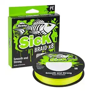Geflochtene angelschnur berkley sick braid 8 fach