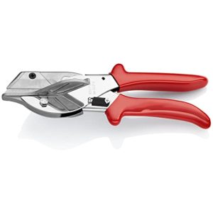 Gehrungsschere Knipex für Kunststoff- und Gummiprofile verchromt - gehrungsschere knipex fuer kunststoff und gummiprofile verchromt