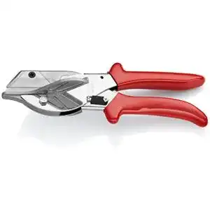 Gehrungsschere knipex fuer kunststoff und gummiprofile verchromt