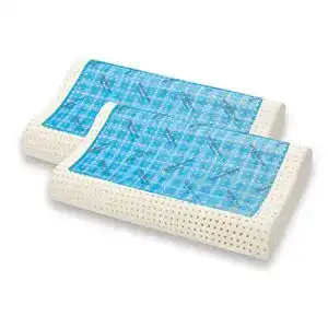 Gel kopfkissen marcapiuma 2 stueck memory gel welleforme frische