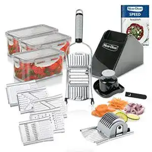 Gemuesehobel genius nicer dicer speed deluxe set 19 teilig multihobel