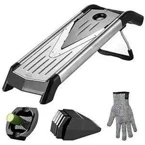Gemuesehobel silberthal mandoline v hobel mit einsaetzen