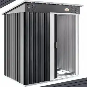 Geraetehaeuser metall gardebruk geraeteschuppen 181x162x86cm