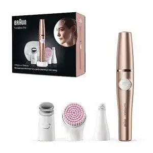 Gesichtsepilierer braun facespa pro beauty set mit damen damenbart 1