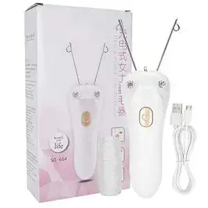Gesichtsepilierer brrnoo elektrischer gewinde epilator haarentferner