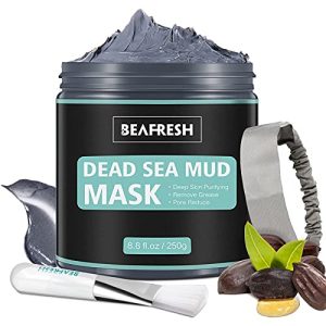 Gesichtsmasken BEAFRESH Natural Dead Sea Mud Mask – Headband & Brush