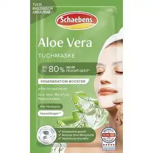 Gesichtsmasken schaebens aloe vera tuchmaske 21 g