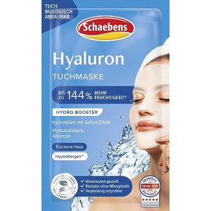 Gesichtsmasken Schaebens Hyaluron Tuchmaske, 21 g