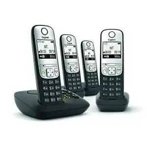Gigaset telefonanlage gigaset a690a quattro schwarz