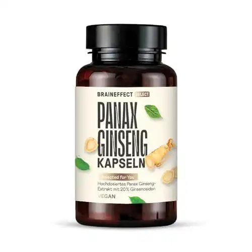 Ginseng Kapseln BrainEffect Panax Ginseng 490mg 120 Stück