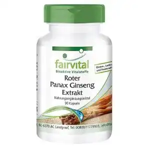 Ginseng kapseln fairvital roter panax ginseng extrakt 400mg