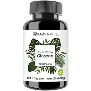 Ginseng kapseln only nature ginseng 600 mg