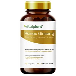 Ginseng-Kapseln Vitalplant ® Panax Ginseng C.A. Meyer