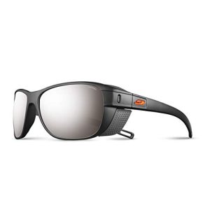 Gletscherbrillen Julbo Unisex Camino Sunglasses, Schwarz/Orange