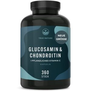 Glucosamin TRUE NATURE Chondroitin hochdosiert, Big Pack