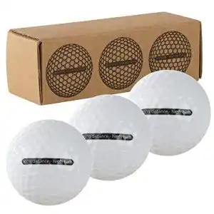 Golfball ohne markenname 3 golfbaelle farbe weiss