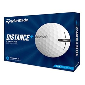 Golfball TaylorMade Distance+ Golfbälle, 12 Bälle,(4 x 3-er Set) - golfball taylormade distance golfbaelle 12 baelle4 x 3 er set