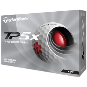 Golfball TaylorMade Unisex TP5 X Golfbälle, weiß, Einheitsgröße