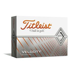 Golfball Titleist Unisex Velocity , Weiß, Einheitsgröße - golfball titleist unisex velocity weiss einheitsgroesse